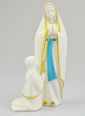 Statue Vierge Marie de Lourdes - 20 cm (pic 1)