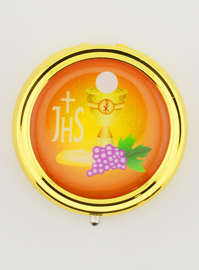 Custode Hostie Orange - Calice Sang et Corps du Christ (pic 1)