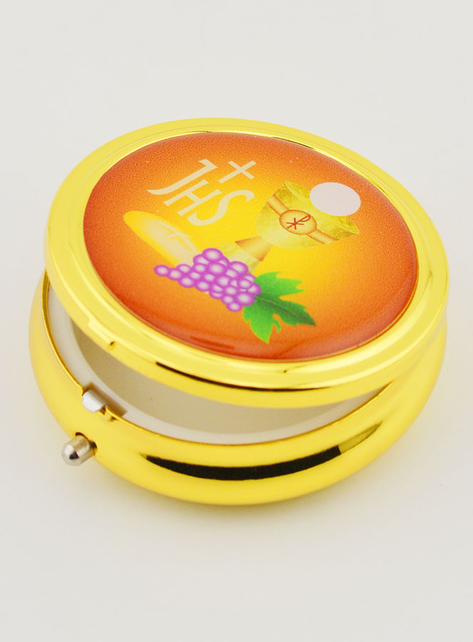 Custode Hostie Orange - Calice Sang et Corps du Christ (pic 3)