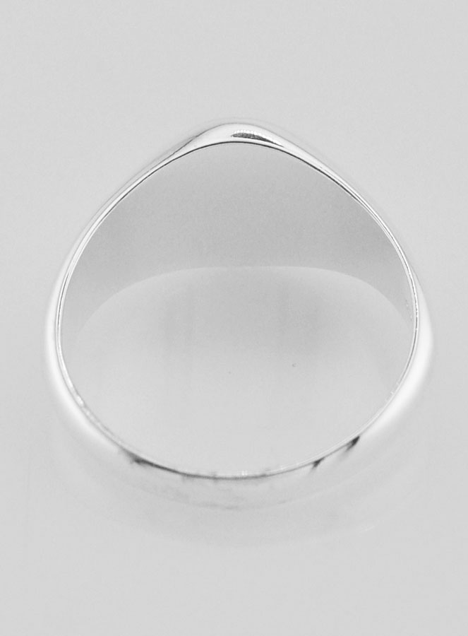 Bague Chevalière Croix du Christ en Argent Massif - Taille 60 (pic 4)