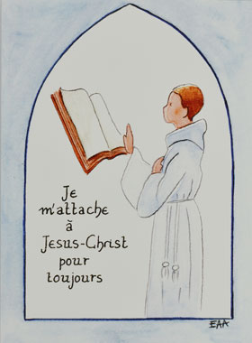 Carte de Confirmation Confirmant - Je m'attache à Jésus (pic 1)