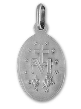 Médaille Miraculeuse en Argent Massif 925/1000 (pic 3)