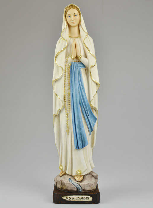 Statue de Notre Dame de Lourdes - 40 cm (pic 2)