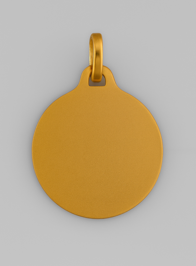 Médaille Vierge à L'Enfant Jésus en Or (pic 3)