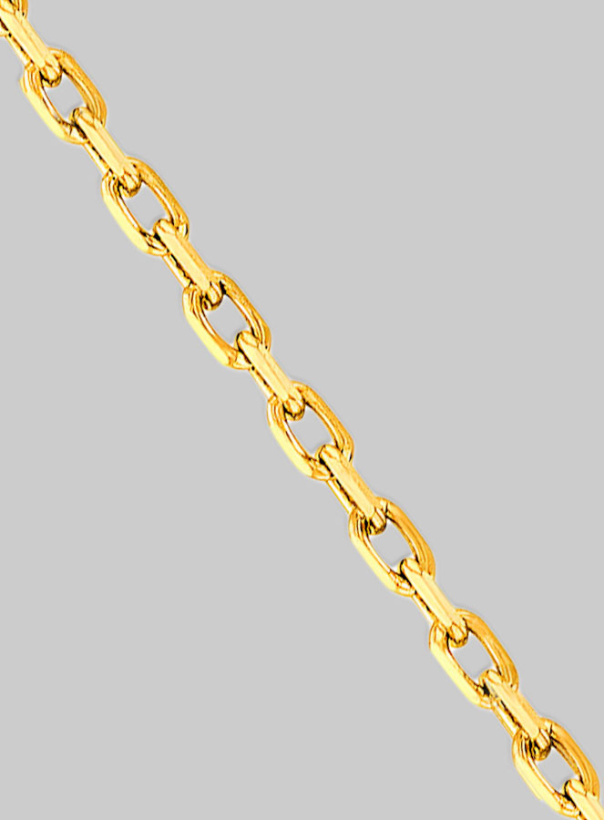 Chaîne en Or Massif Maille Forçat - 50 cm (pic 3)