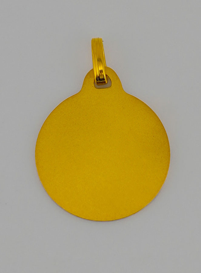 Médaille Ange-Gardien Protecteur en Prière en Or (pic 4)