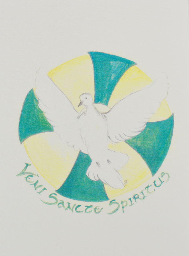 Carte de Confirmation - Veni Sancte Spiritus (pic 1)