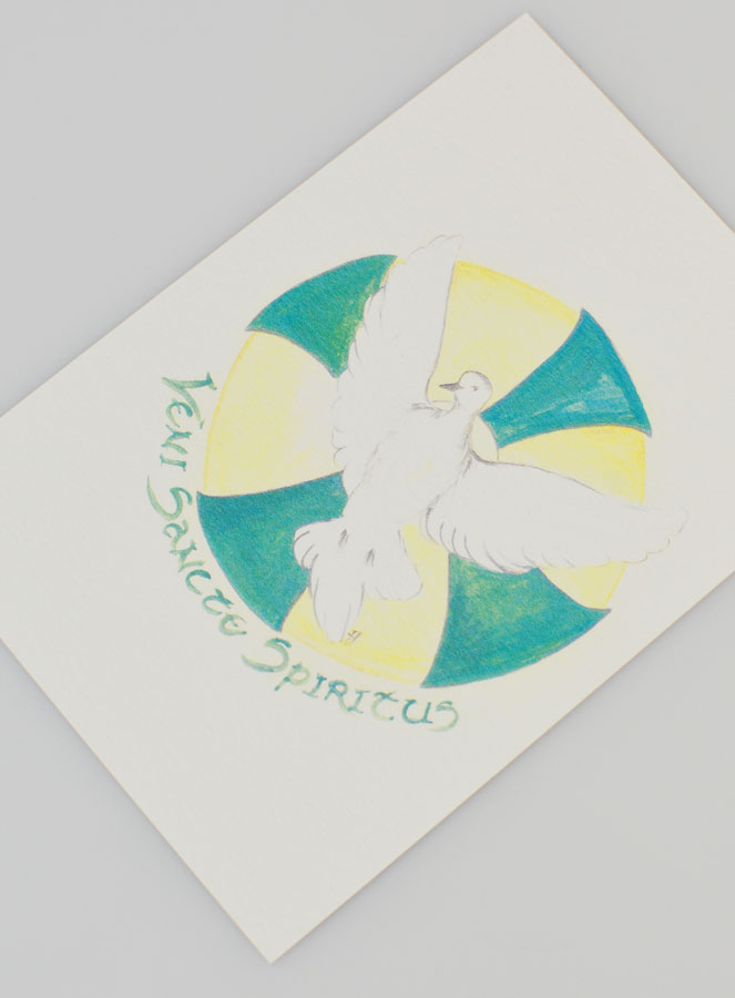 Carte de Confirmation - Veni Sancte Spiritus (pic 2)
