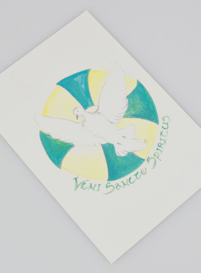 Carte de Confirmation - Veni Sancte Spiritus (pic 3)