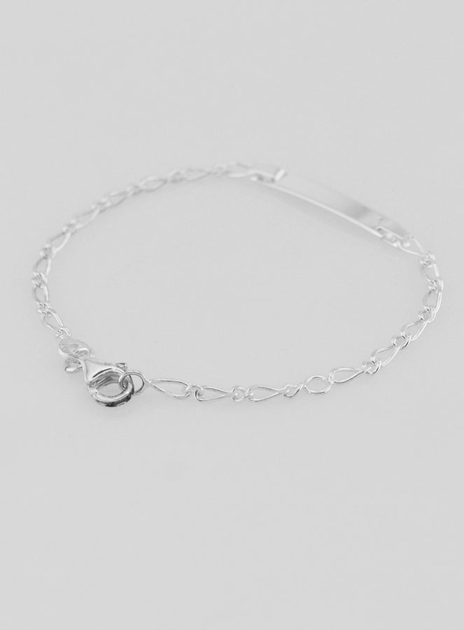 Gourmette de Baptême Bébé en Argent 925/1000 - 15 cm (pic 4)