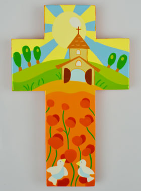 Croix en Bois - Église & Coquelicots (pic 1)