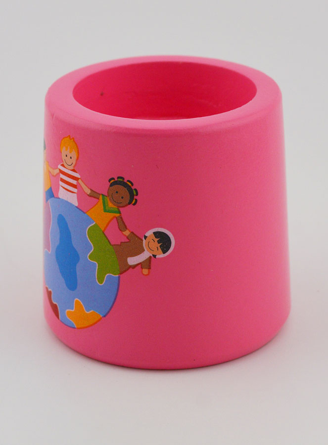 Bougeoir Enfant du Monde - Rose (pic 3)