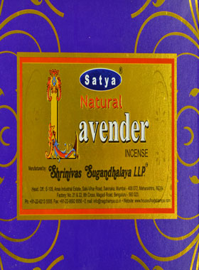 Encens Indien Satya - Lavande Luxe - 15g (pic 1)