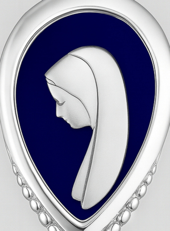 Médaille Goutte Vierge Marie en Argent de Lourdes (pic 2)
