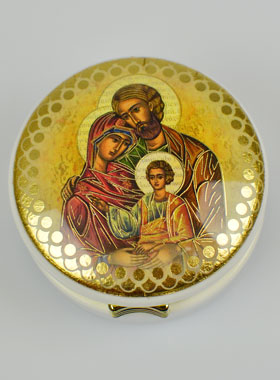 Custode Image Sainte Famille - 5 cm (pic 1)