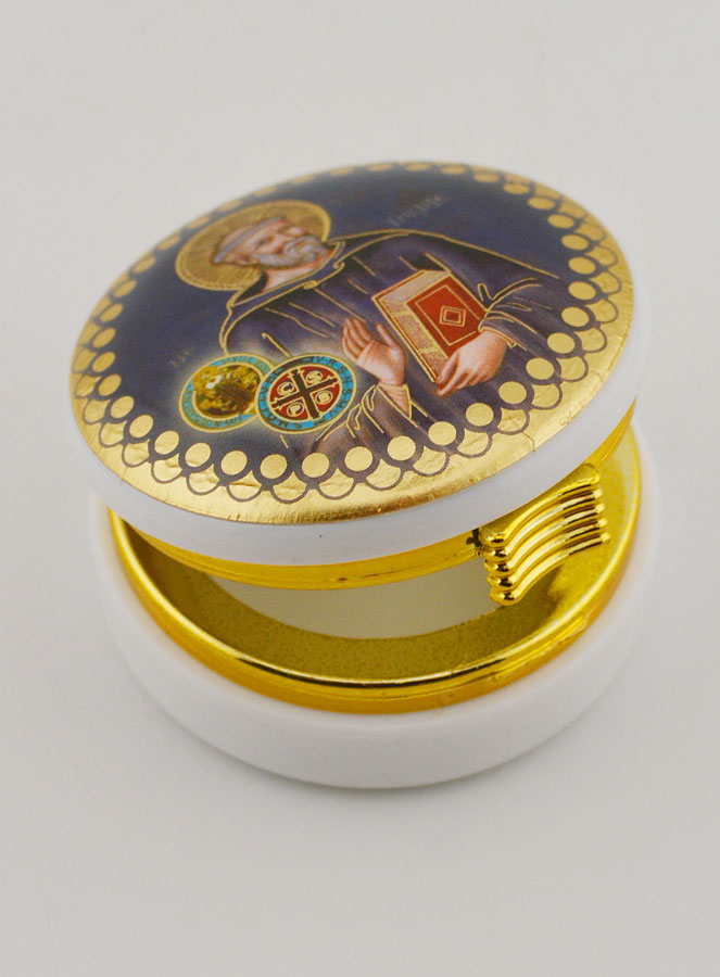 Custode Image Saint Benoît - 5 cm (pic 4)