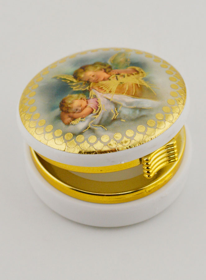 Custode Image Ange Protecteur à la Lanterne - 5 cm (pic 4)