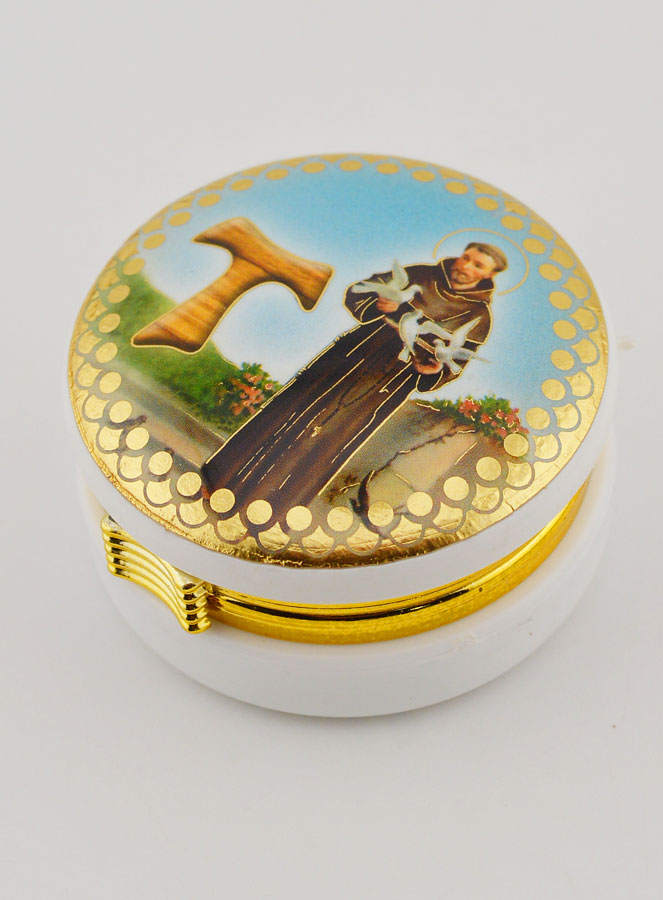 Custode Image Saint François d'Assise - 5 cm (pic 4)