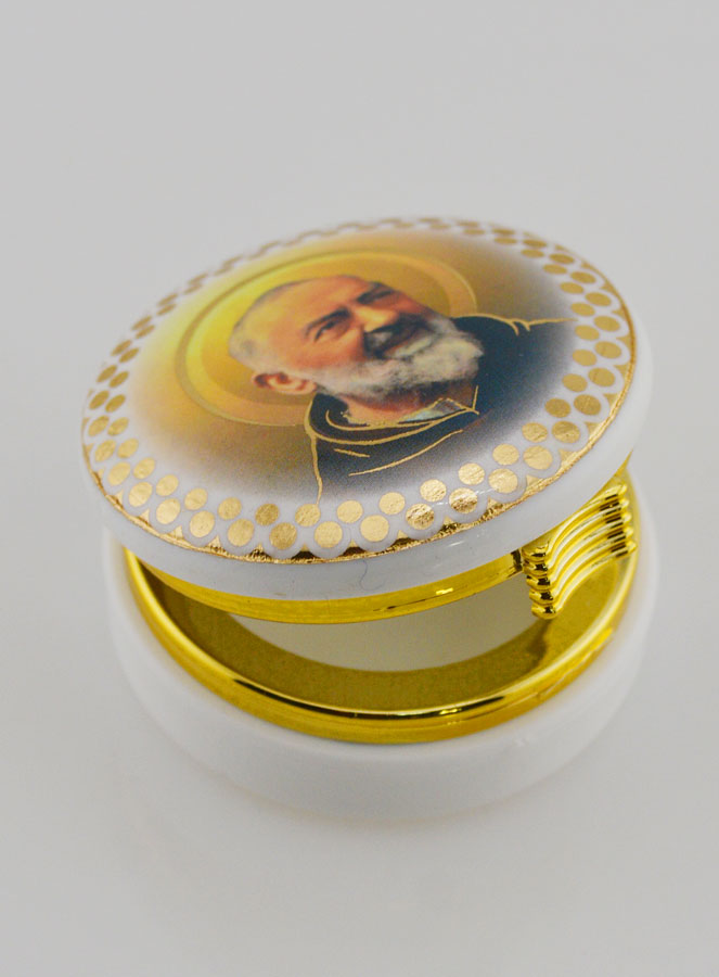 Custode Image Saint Padre Pio - 5 cm (pic 4)