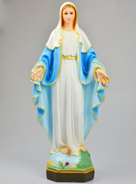 Grande Statue de la Vierge Miraculeuse - 50 cm (pic 1)