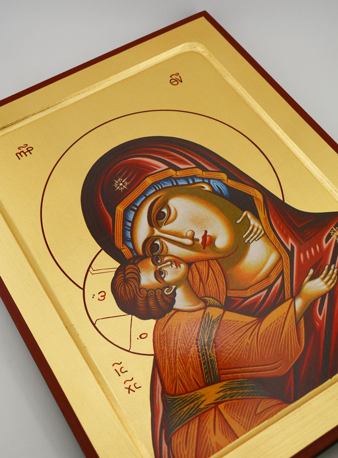 Icône Religieuse - Vierge de Korsun - 30 cm (pic 3)