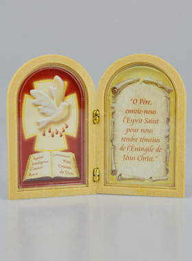 Icône Diptyque Viens Esprit Saint + Prière (pic 1)