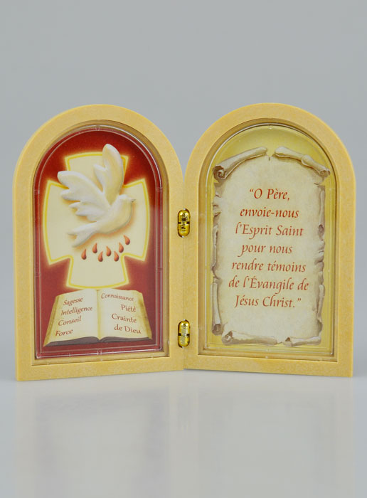 Icône Diptyque Viens Esprit Saint + Prière (pic 2)