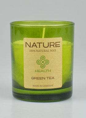 Bougie Bio Collection Nature - Parfumée Thé Vert - 8 X 7cm (pic 1)