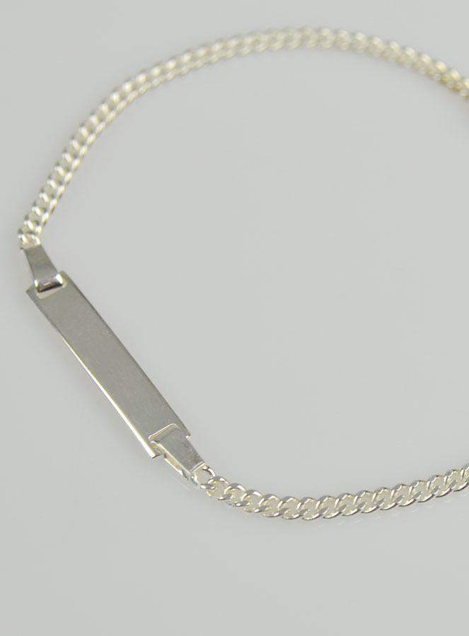 Gourmette de Baptême Bébé en Argent Massif 925/1000 - 15 cm (pic 4)
