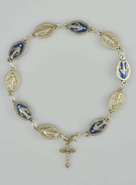 Bracelet Religieux Dizainier - Médailles Vierge Miraculeuse (pic 2)
