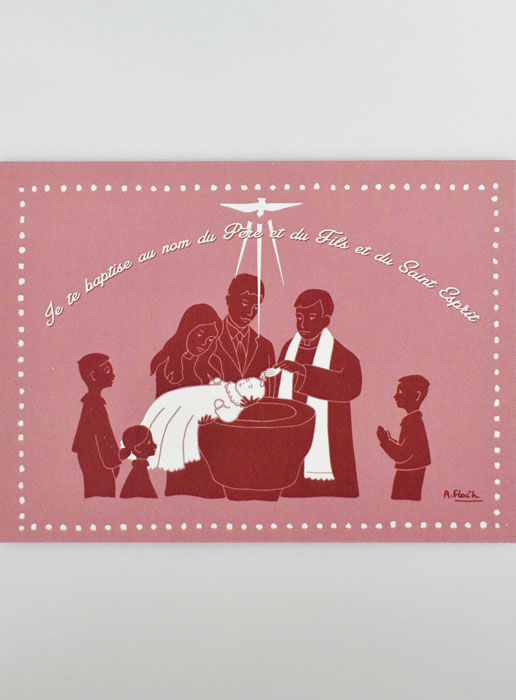 Image de Baptême - Je te Baptise - Rose (pic 2)