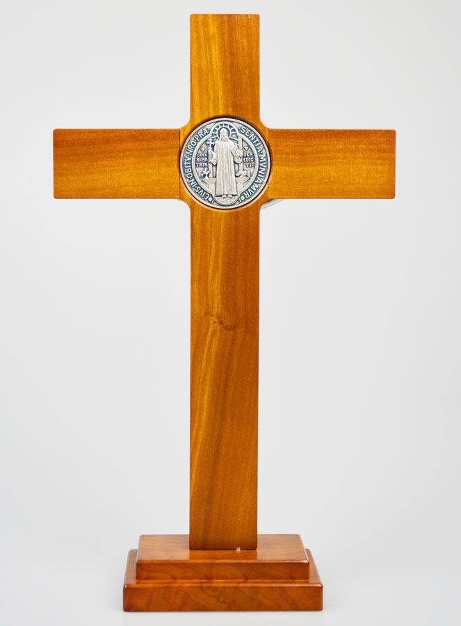 Croix de Saint Benoît en Bois - 33cm (pic 4)