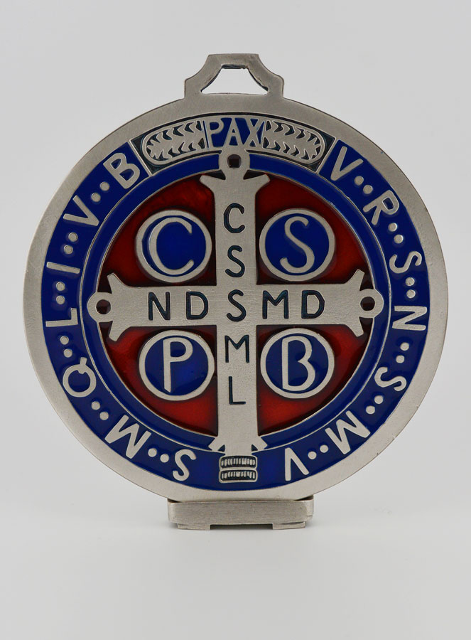 Grande Médaille Murale de Saint Benoit - 13 cm (pic 4)