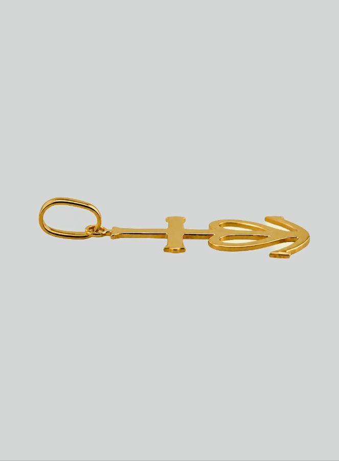 Pendentif Croix de Camargue - 20mm - Or Massif 18 Carats (pic 4)