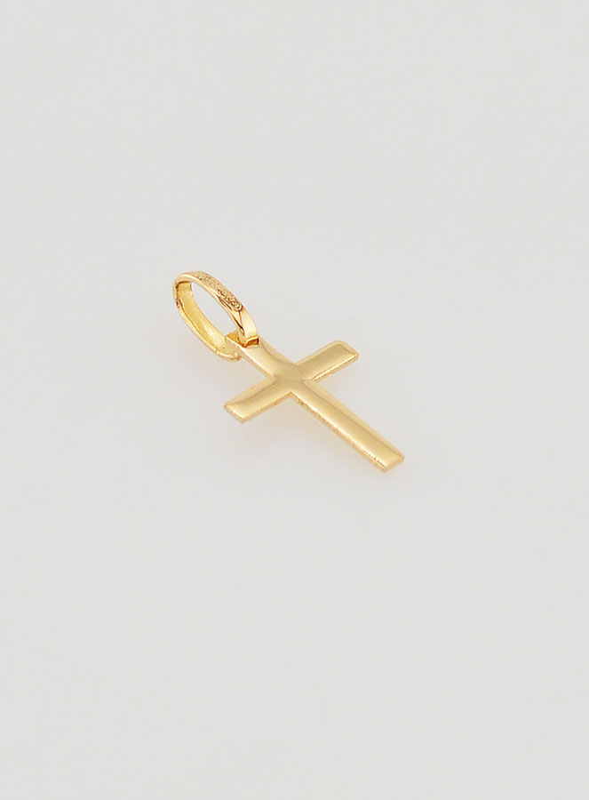 Pendentif Croix Étoile du Berger - 10mm - Or Massif 18 Carats (pic 4)