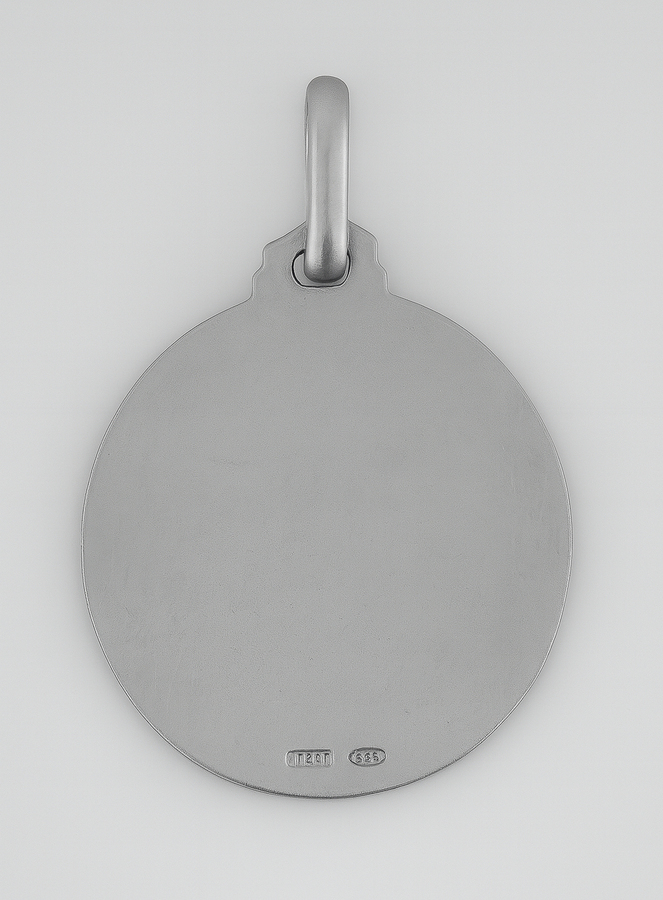 Médaille Ange-Gardien Protecteur en Argent 925/1000 - 21 mm (pic 3)