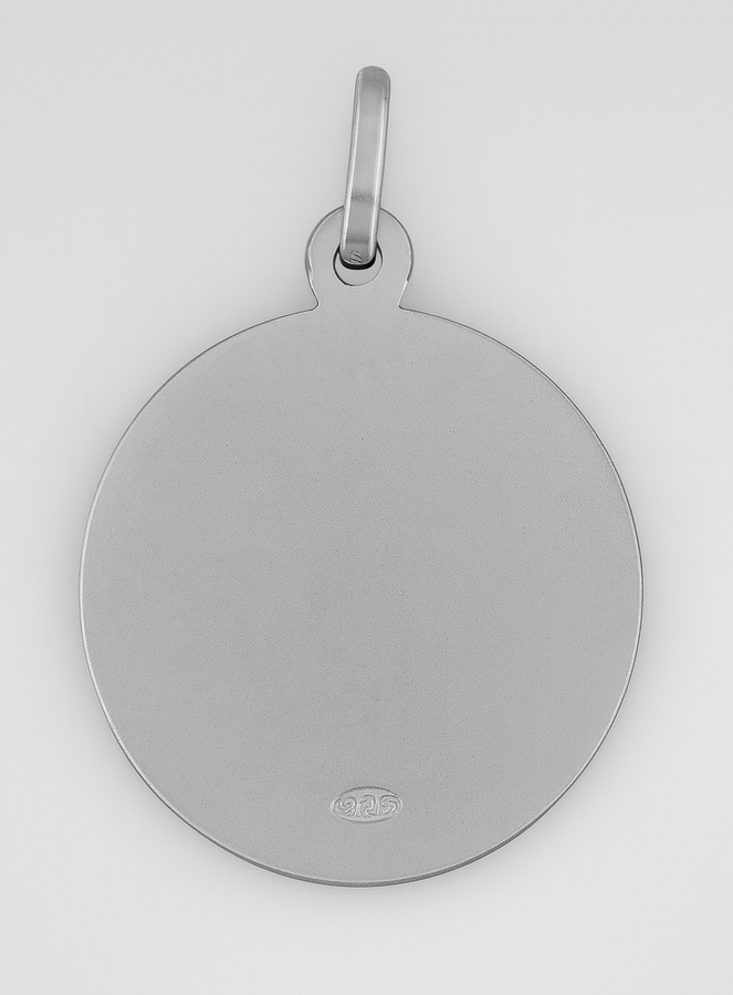 Médaille de Notre Dame de Guadalupe en Argent Rhodié - 21 mm (pic 3)