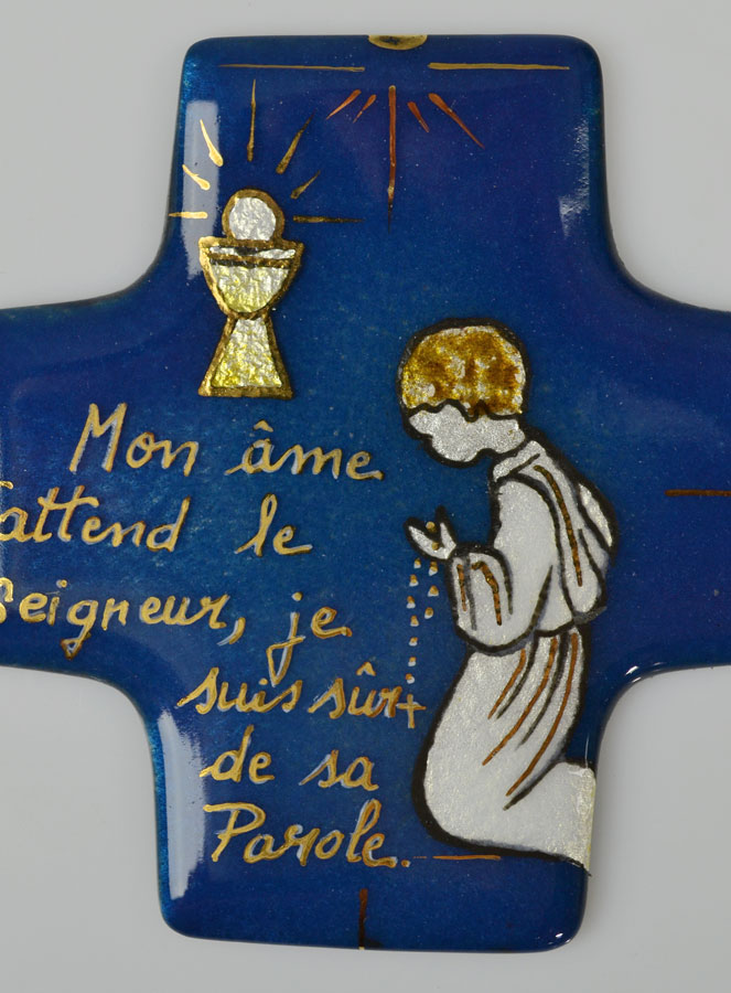 Croix de Communion - Communiant Garçon en Emaux du Liban (pic 3)