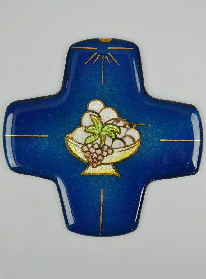 Croix de Première Communion en Emaux du Liban (pic 2)