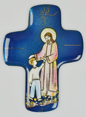 Croix Jésus le Bon Berger en Emaux du Liban (pic 1)