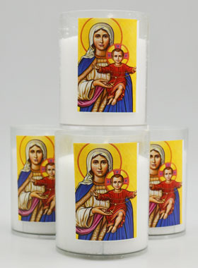 4 Bougies Veilleuses Notre Dame du Rosaire (pic 1)