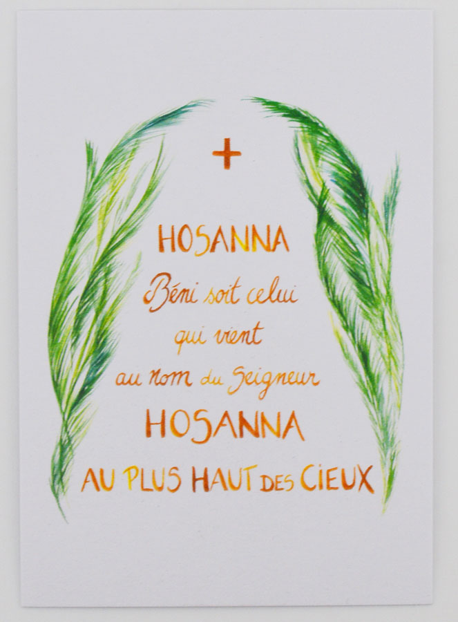 Carte de Prière - Hosanna au plus Haut des Cieux (pic 1)