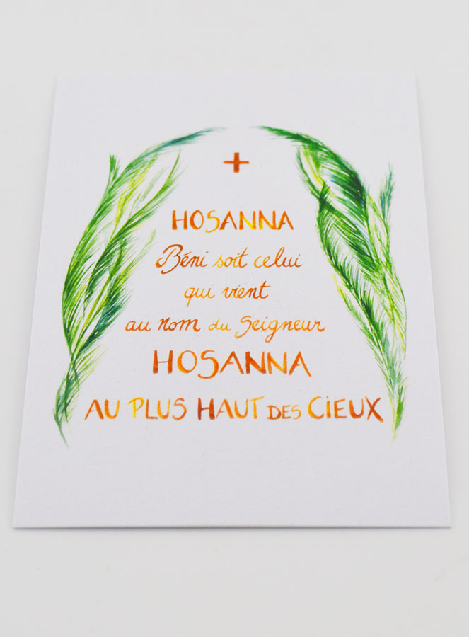 Carte de Prière - Hosanna au plus Haut des Cieux (pic 2)