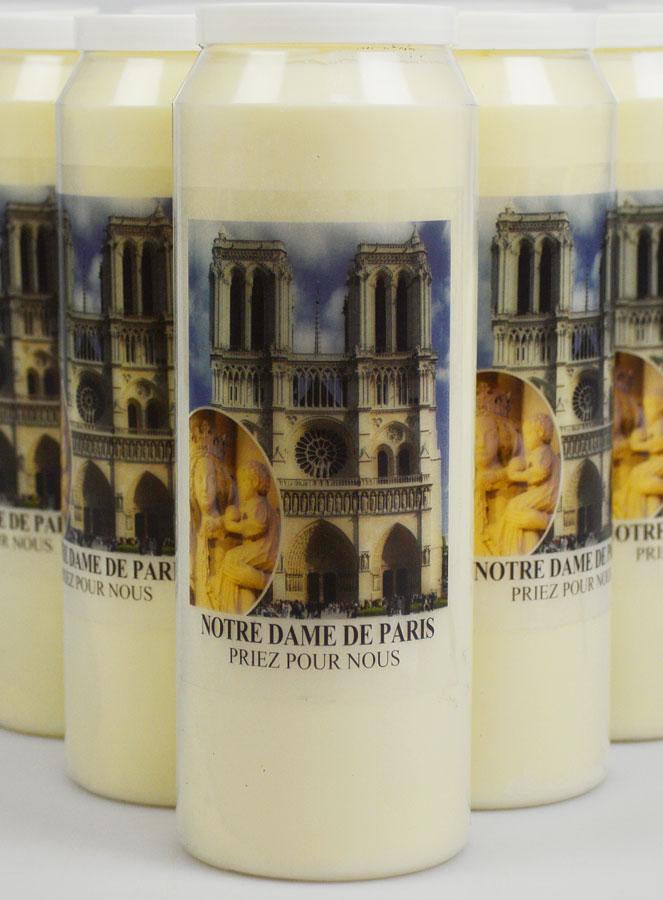 Lot de 10 Bougies de Neuvaine à Notre-Dame de Paris (pic 3)