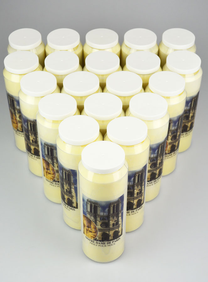Lot de 20 Bougies de Neuvaine à Notre-Dame de Paris (pic 2)