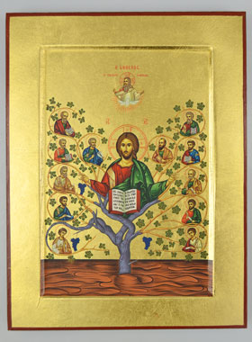 Icône Jésus-Christ Arbre Vie - 24 cm (pic 1)