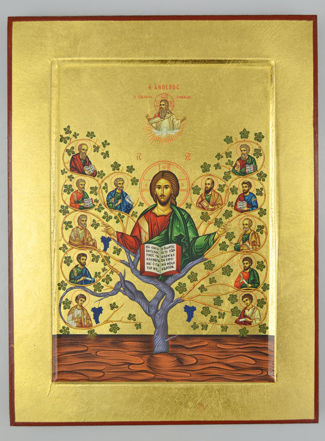 Icône Jésus-Christ Arbre Vie - 24 cm (pic 2)