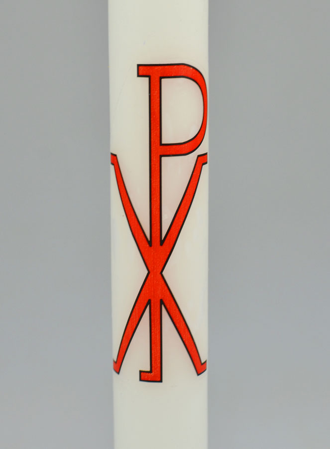 Cierge de Baptême Percé Pax - 30cm (pic 3)