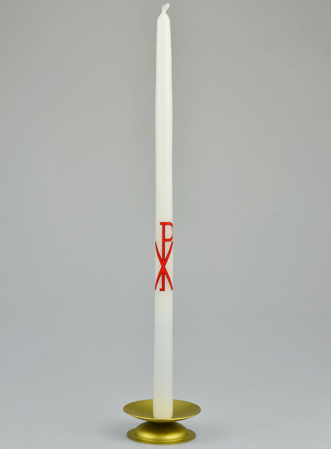 3 Cierges Conique Pax 42cm - Perforé (pic 2)