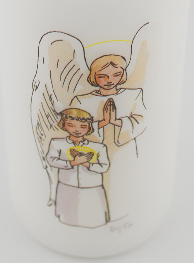 Bougie Cierge de Première Communion Action de Grâce - Fille Blonde (pic 4)